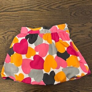 Gymboree Pink and Orange Floral Skirt